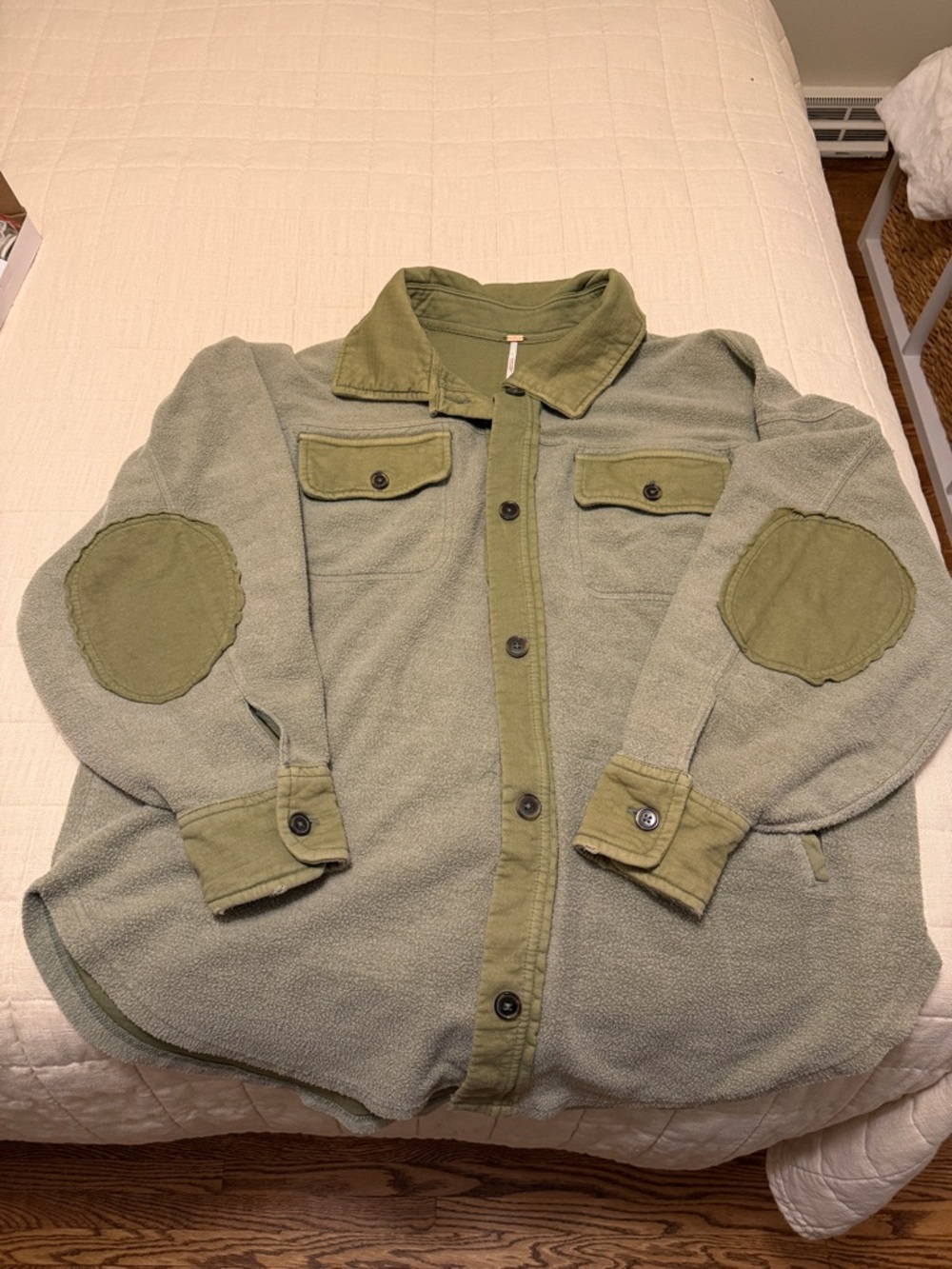 Free People Ruby Jacket in Olive - Picture 3 of 4